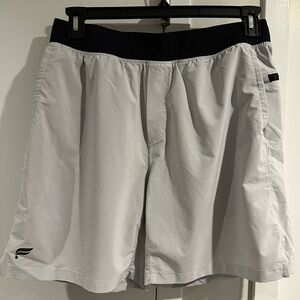 Fabletics Men’s Large Pale Blue Linerless Workout Shorts